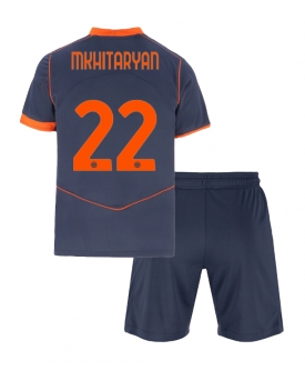 Inter Milan Henrikh Mkhitaryan #22 Maglia Gara Terza Repliche 2025-26 Bambino Maniche Corte Inter Milan Henrikh Mkhitaryan #22 Maglia Gara Terza Repliche 2025-26 Bambino Maniche Corte